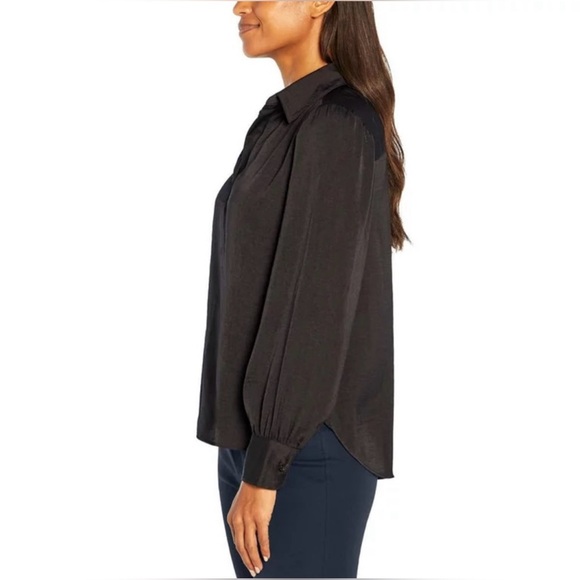 NWT Banana Republic Long Sleeve Satin Pullover - Picture 3 of 8